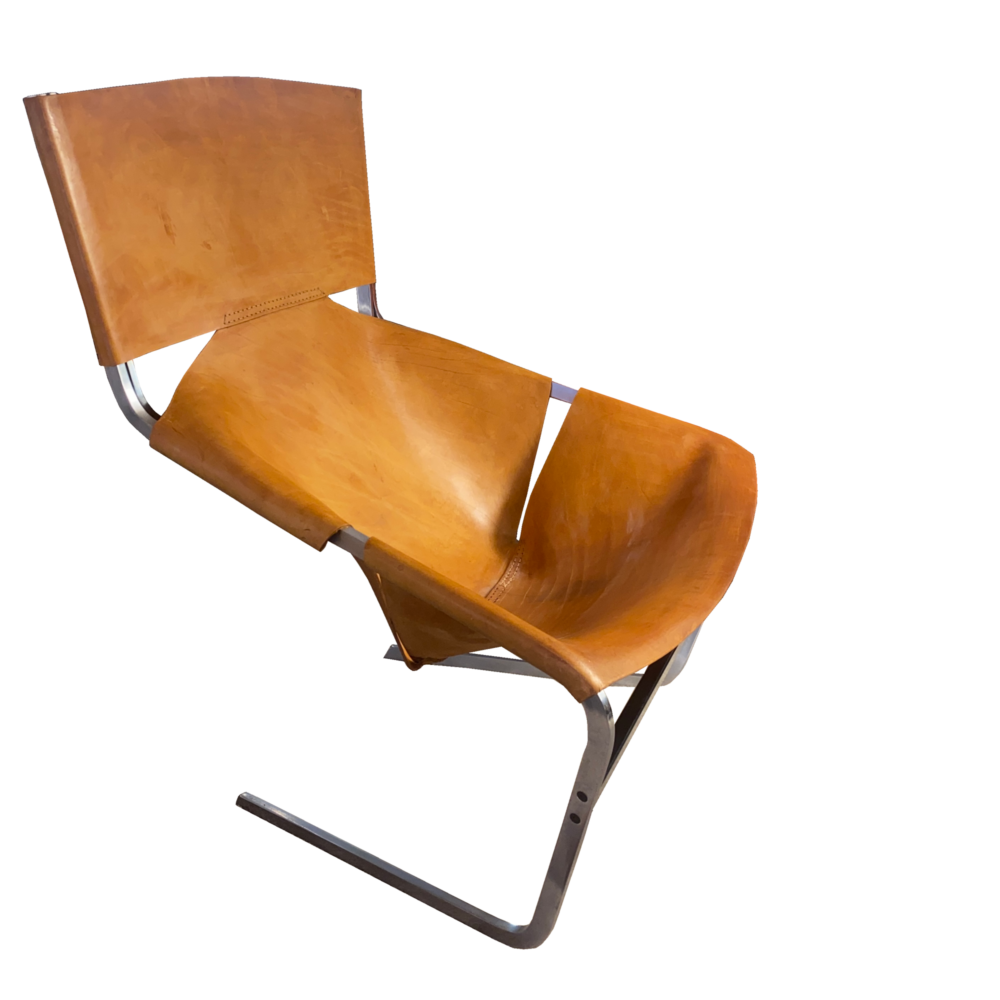 Pierre Paulin leather F444 armchair Artifort 1963